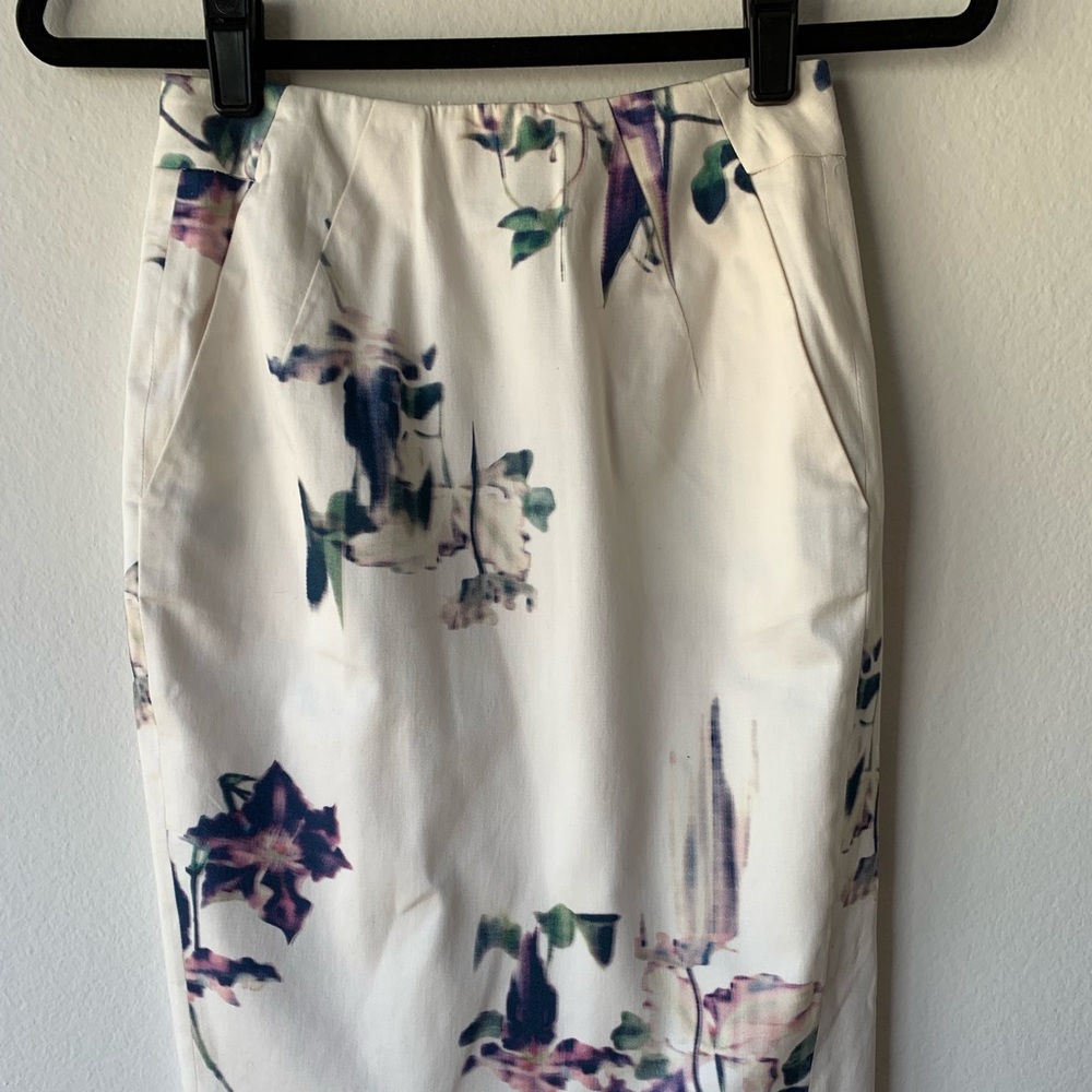 French Connection Floral Pencil Skirt